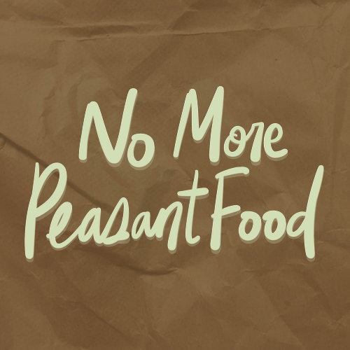 No More Peasant Food logo